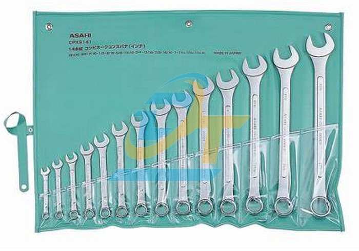 Bộ Cờ Lê Vòng Miệng 14 Chi Tiết 10-32mm Asahi 1014M-3