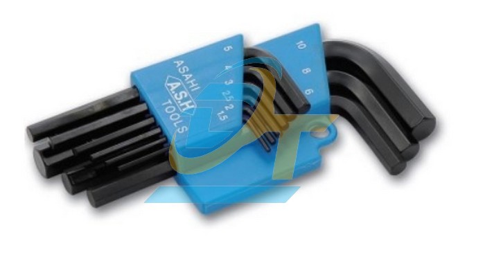 Bộ lục giác ngắn 2 đầu lục 1.5-10mm Asahi AWS0990