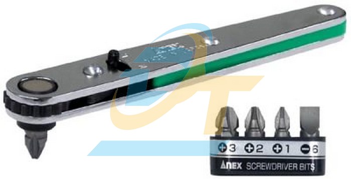 Bộ tay vặn và mũi vít dùng trong góc hẹp No.425-5B Anex