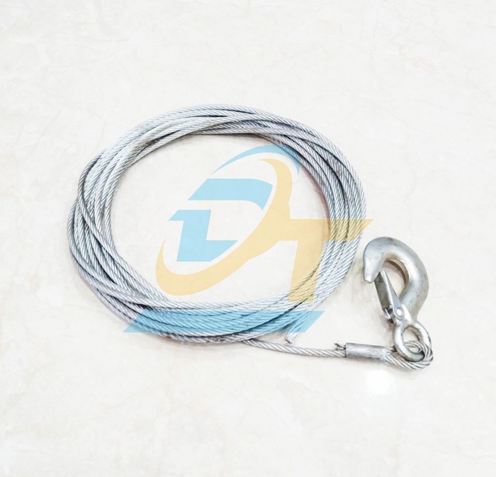Dây cáp thép mạ kẽm 4.5mmx10m kèm móc cẩu chịu lực