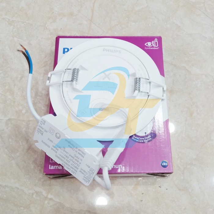 Đèn led Downlight âm trần 6W 6500K Philips DL262 EC RD 100