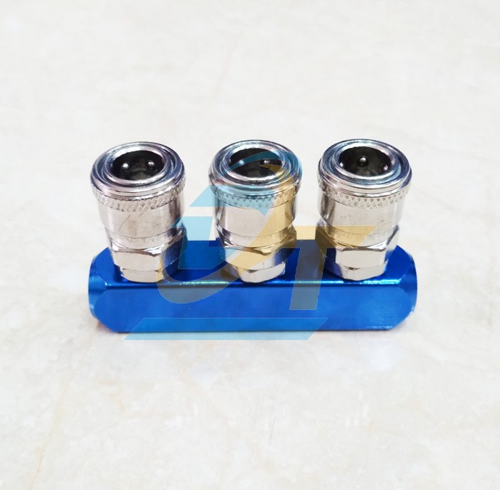 Khớp nối nhanh kh&iacute; n&eacute;n chia 3 SMT