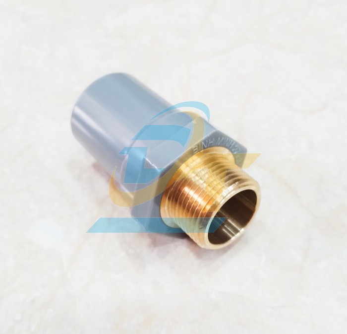 Nối PVC ren ngo&agrave;i thau 21 d&agrave;y B&igrave;nh Minh