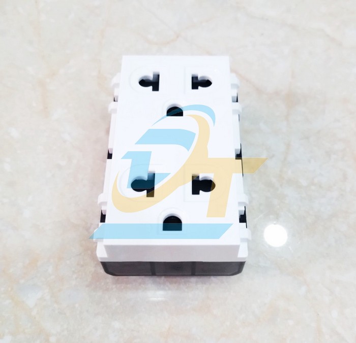 Ổ cắm đôi 3 chấu MPE A6UES2