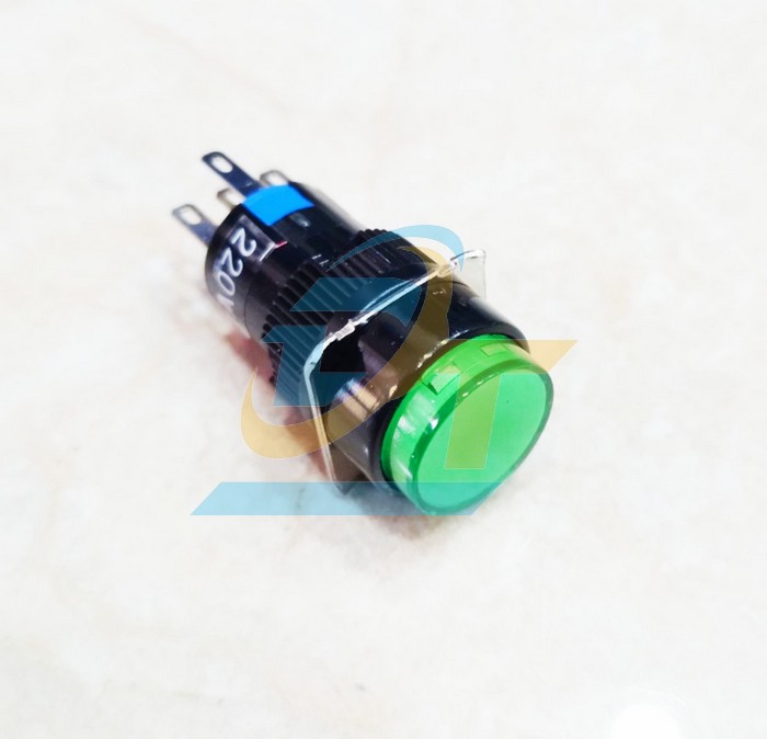 N&uacute;t nhấn nhả 220V phi 16mm 5 ch&acirc;n