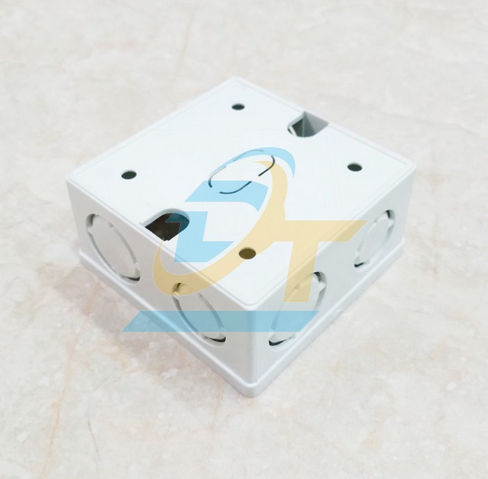 Đế âm vuông tự chống cháy loại thấp 75x75x39mm Sino S3157L