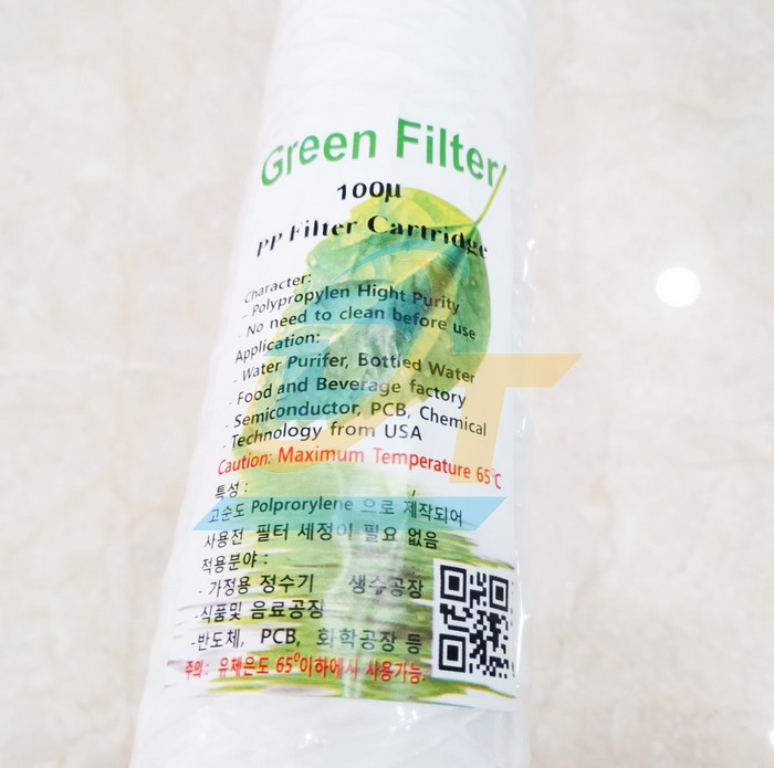 Lõi lọc sợi quấn Green Filter 40" 100 micron