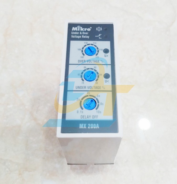 Relay bảo vệ điện áp 11 chân 380V Mikro MX200A