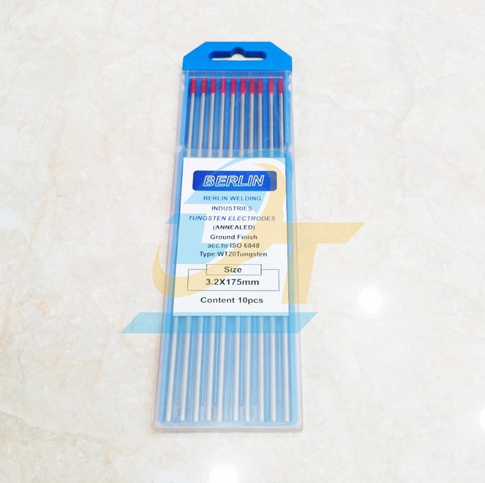 Điện cực hàn Tig (Sắt-inox) Tungsten Berlin 3.2x175mm