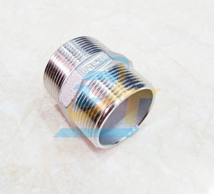 Nối 2 đầu ren ngo&agrave;i (k&eacute;p ren) inox 304 DN40 - Phi 49