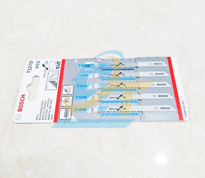Vỉ 5 lưỡi cưa lọng (nhôm) T127D Bosch 2608631017