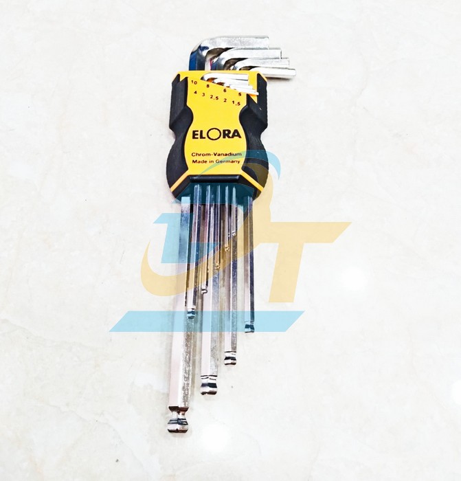 Bộ lục giác đầu bi 9 cây 1.5-10mm ELORA 159SKU