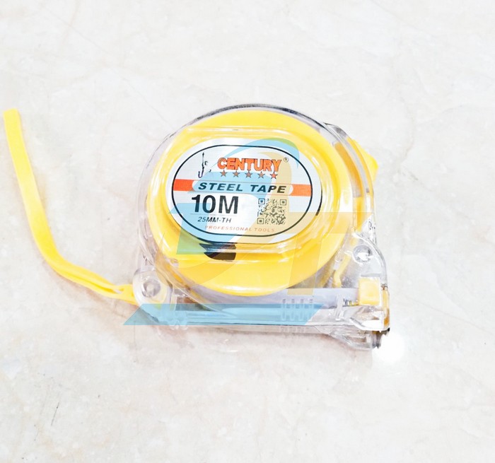 Thước cuộn thép nhựa trong 1 mặt 10mx25mm Century