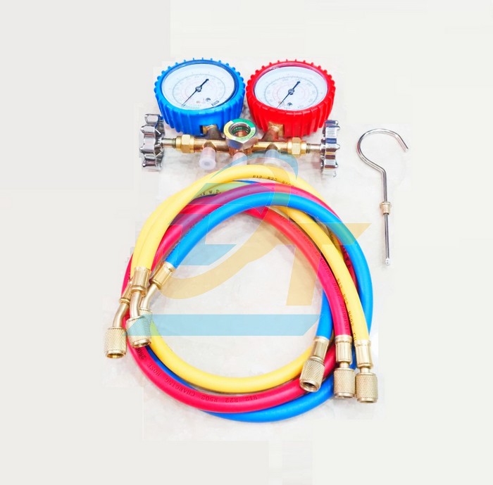 Bộ đồng hồ nạp Gas đ&ocirc;i c&oacute; d&acirc;y CT-536G