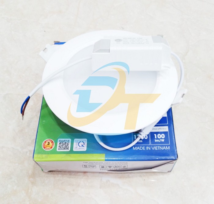 Đèn led Downlight âm trần 110/12W 6500K Rạng Đông AT28
