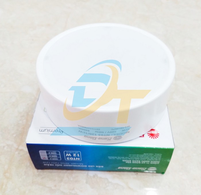 Đèn led Downlight ốp trần gắn nổi 120/12W 6500K Rạng Đông NT03