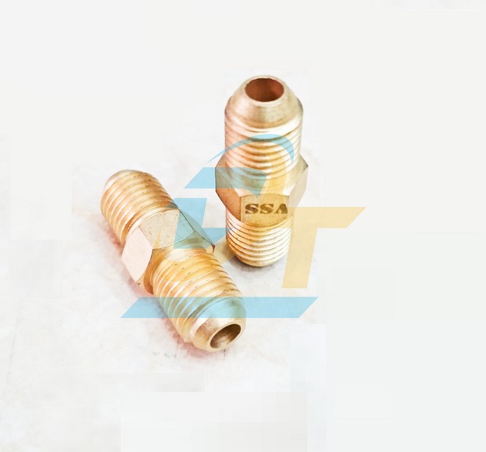 Kép côn lồi 2 đầu ren 3/8" nối ống đồng 6mm
