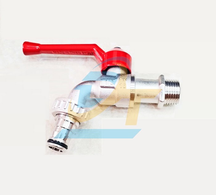Vòi hồ tay gạt đầu dài đồng mạ Crome Sanwa 1/2" CKT15