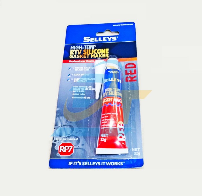 Keo thế ron đỏ Selleys High-temp RTV Silicone 32gr