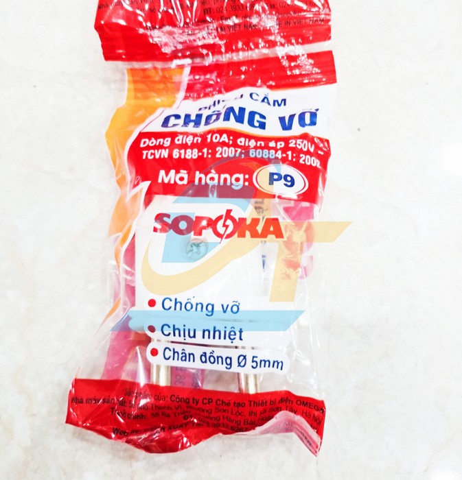 Phích cắm dương chân lớn Sopoka P9