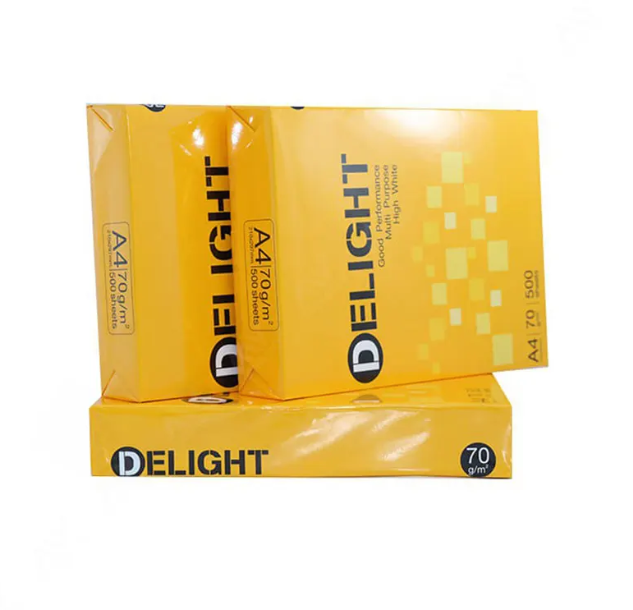 Giấy A4 70gsm Delight (1 Rem = 500 tờ)