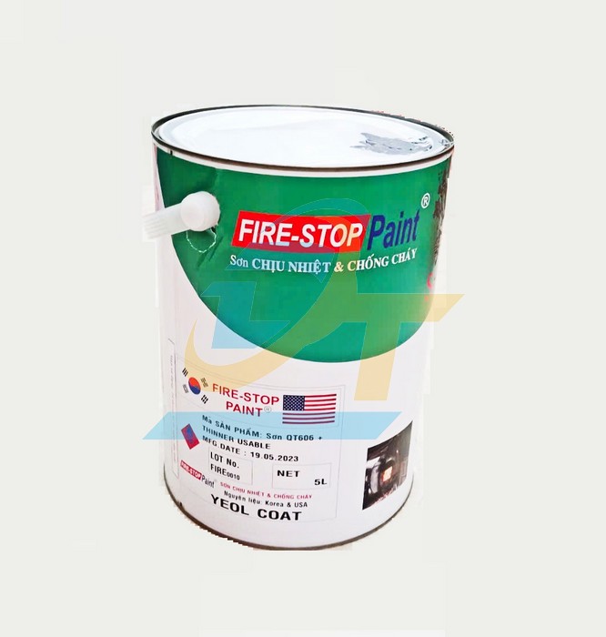 Sơn chống cháy chịu nhiệt 900°C FIRE-STOP PAINT 5L