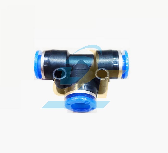 Đầu nối hơi chữ T phi 8mm China PE08