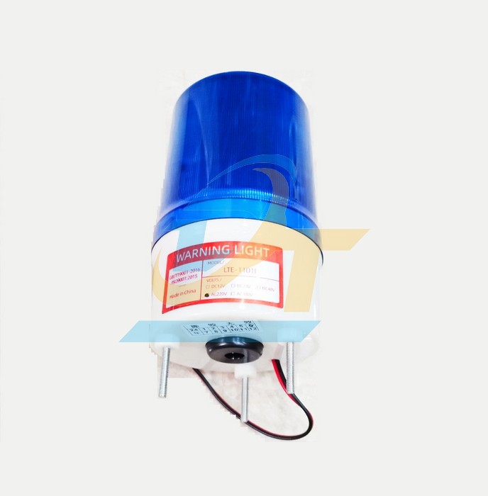 Đèn xoay Led 220V có còi hụ LTE-1101LJ (Màu xanh dương)