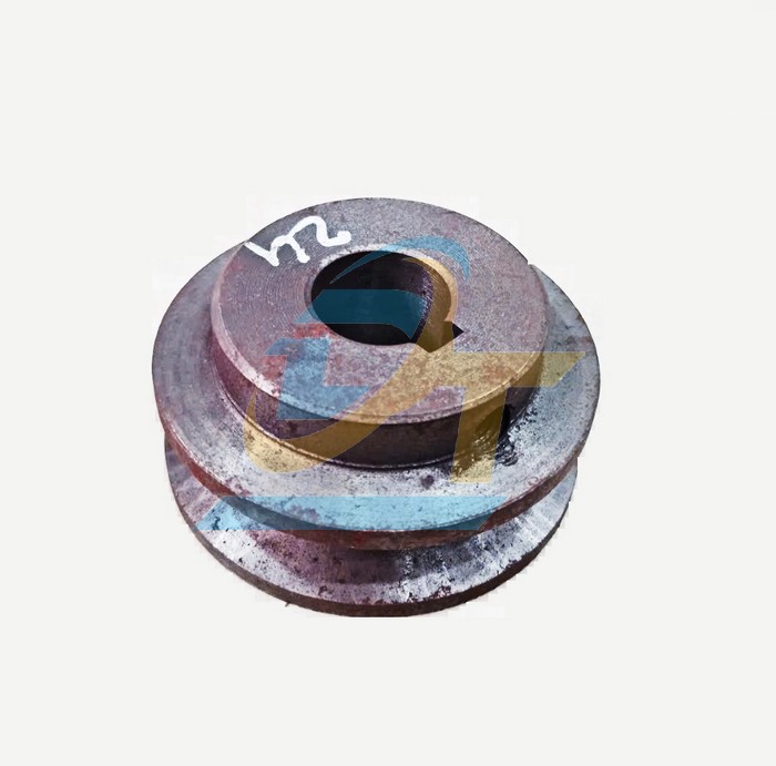 Pully gang 1 rãnh bản B 80mm - Cốt 24mm, Then 8mm