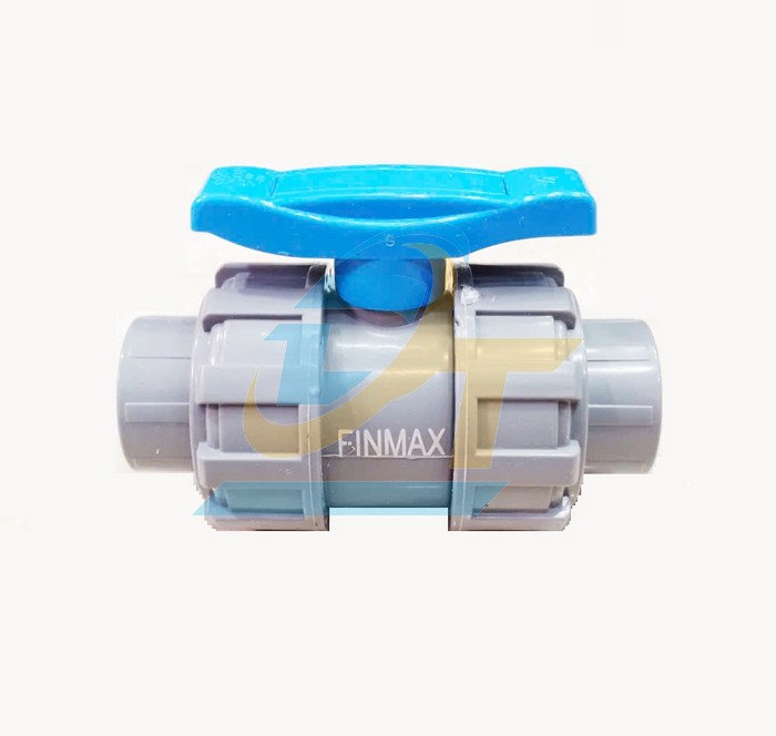 Van nhựa PVC 2 đầu rắc co Finmax phi 27