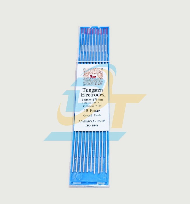 Điện cực hàn Tig (Sắt-inox) Tungsten Jadon 1.6x175mm
