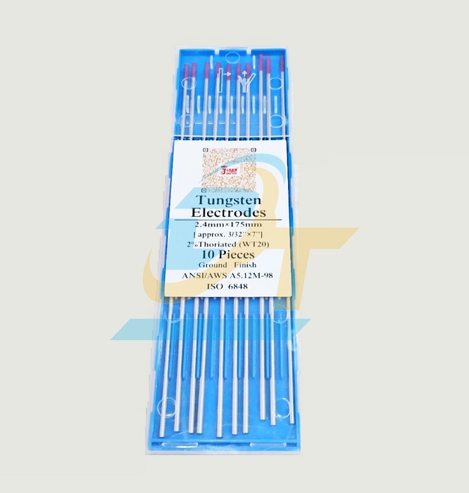 Điện cực hàn Tig (Sắt-inox) Tungsten Jadon 2.4x175mm