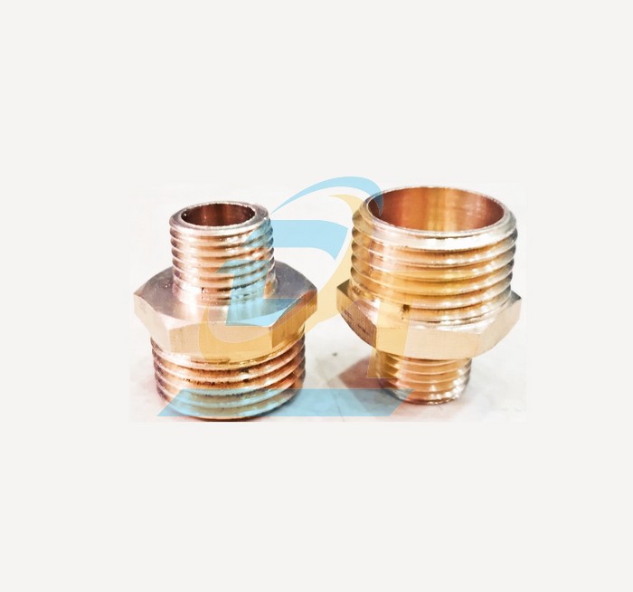 Nối 2 đầu ren ngoài (Kép giảm) thau phi 21-13