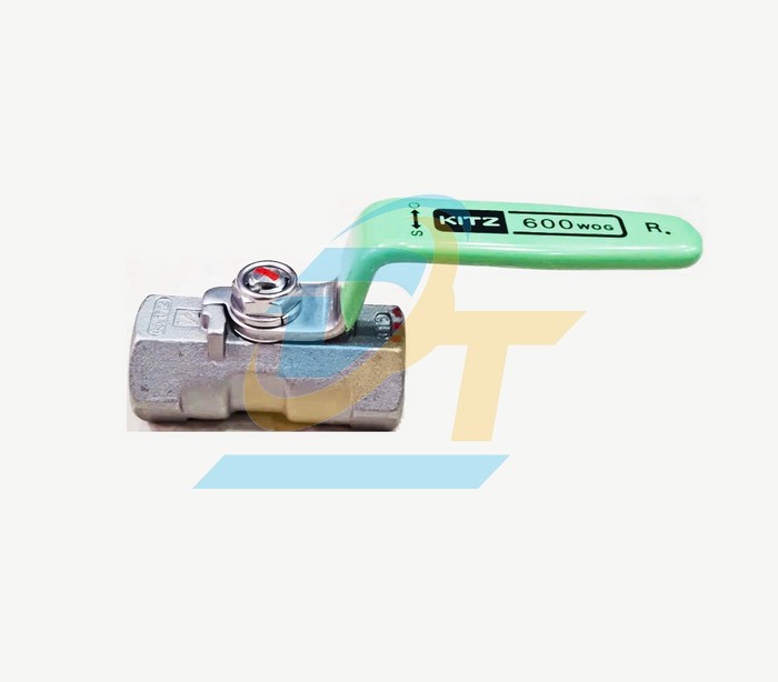 Van bi tay gạt inox 316 UTKM Kitz 1/2" - Phi 21