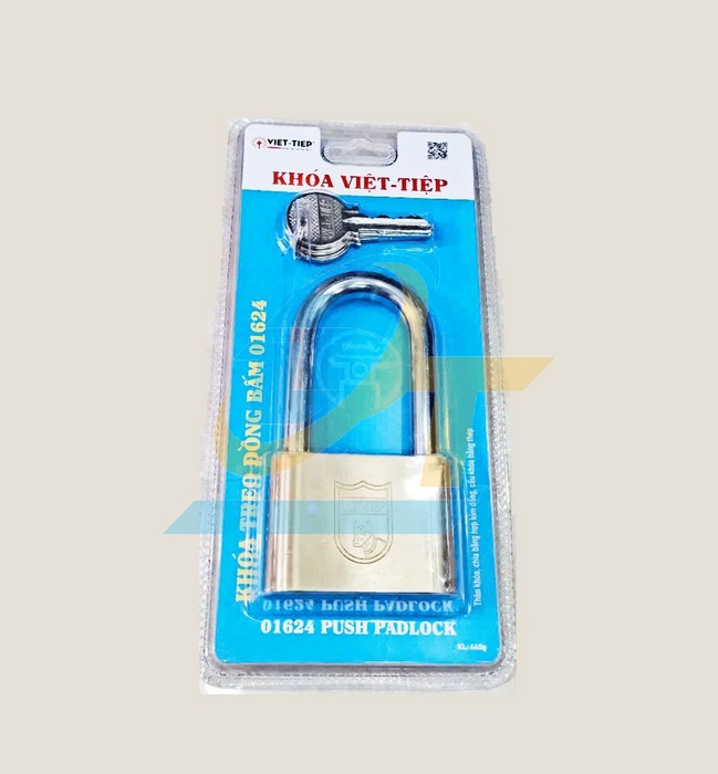 Khóa treo đồng bấm càng dài 6F Việt Tiệp VT01624