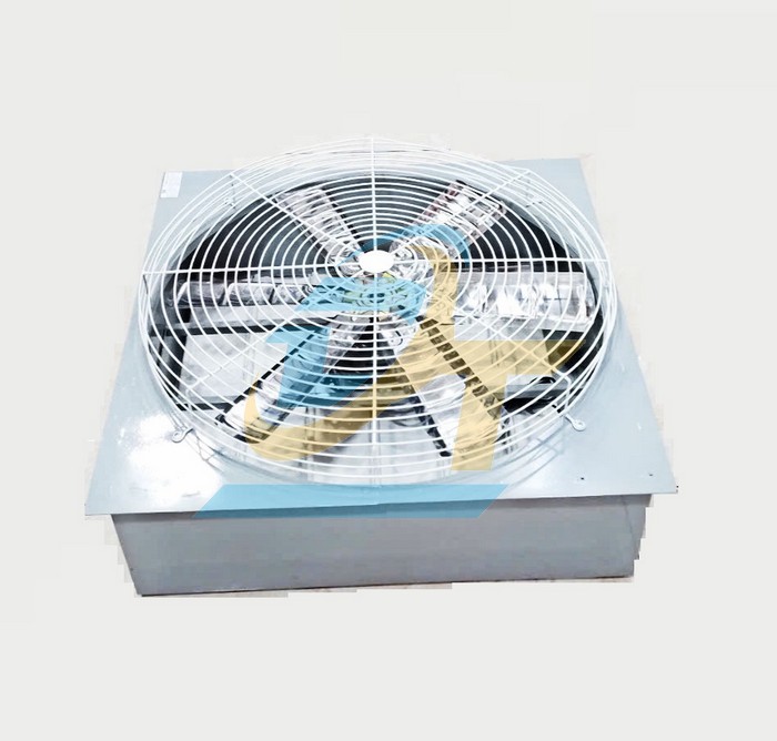 Quạt thông gió vuông 1 lá sách, 1 mặt lưới 600x600mm 220V 370W QVKV60