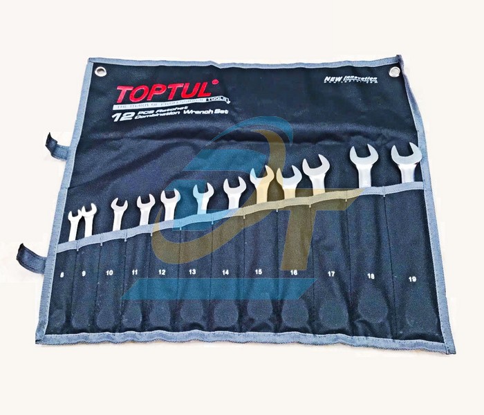 Bộ cờ lê vòng miệng tự động 12 chi tiết 8-19mm Toptul GPAQ1202
