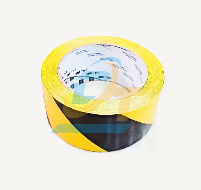 Băng keo dán nền 3M 766 50mmx33m - Màu vàng đen