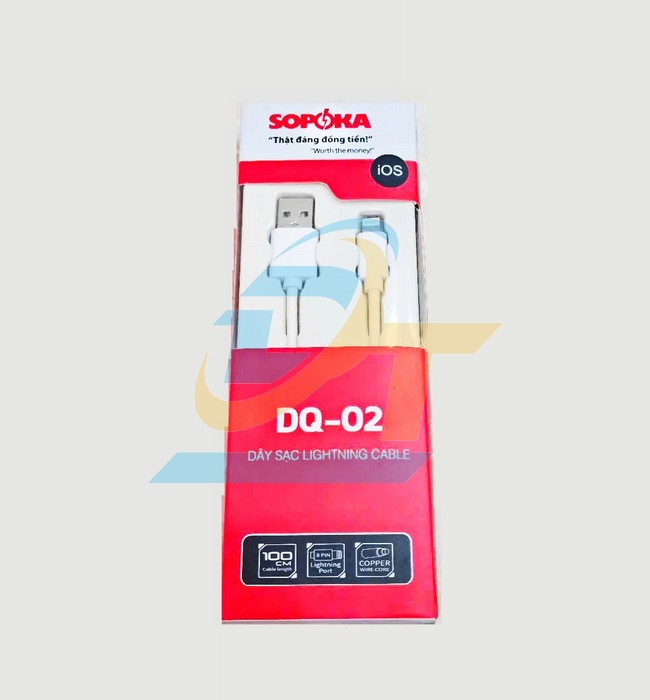 Cáp sạc Iphone chân Lighting dài 1m SOPOKA DQ-02