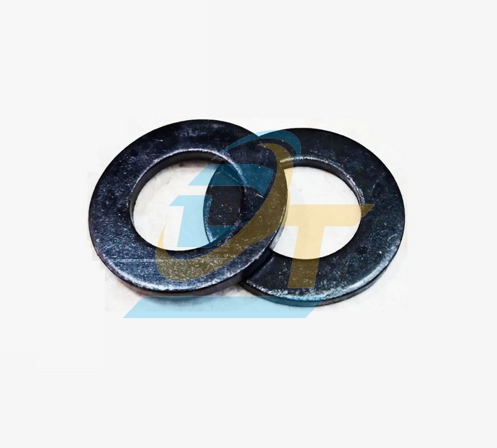 Long đền phẳng th&eacute;p đen M18x36