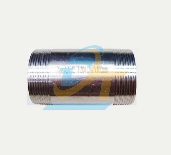 Ống 1 tấc inox 304 hai đầu ren ngo&agrave;i DN50 - Phi 60