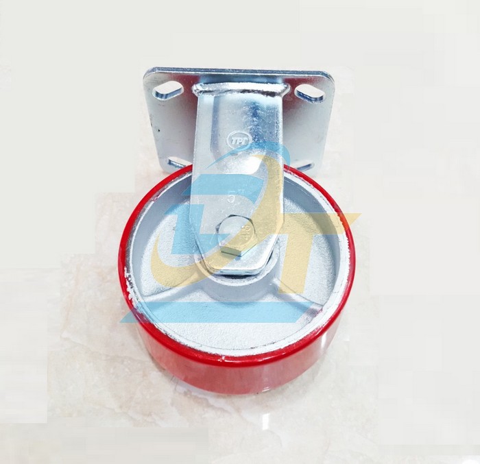 Bánh xe PU gang phi 150x50 cố định