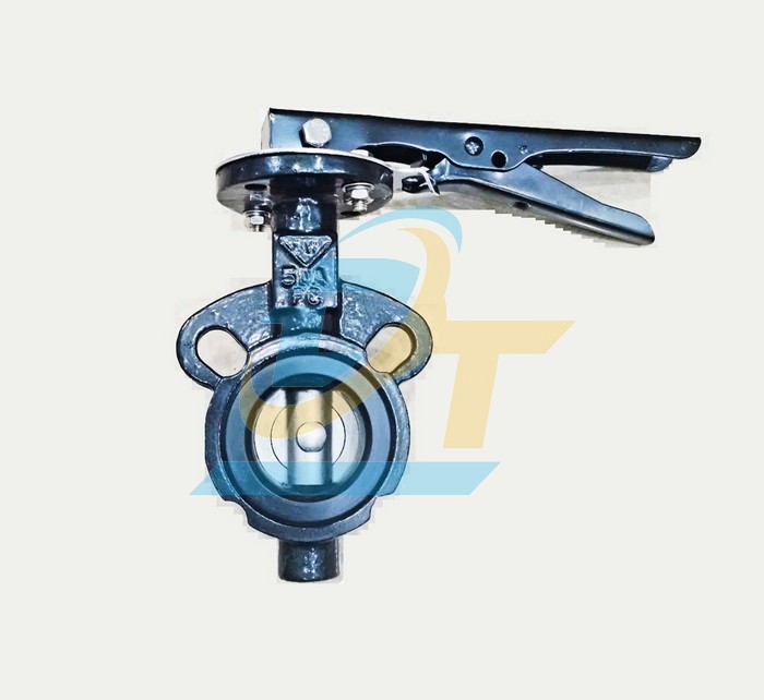 Van bướm tay gạt thân gang cánh inox PN10 DN50 SW-2-50