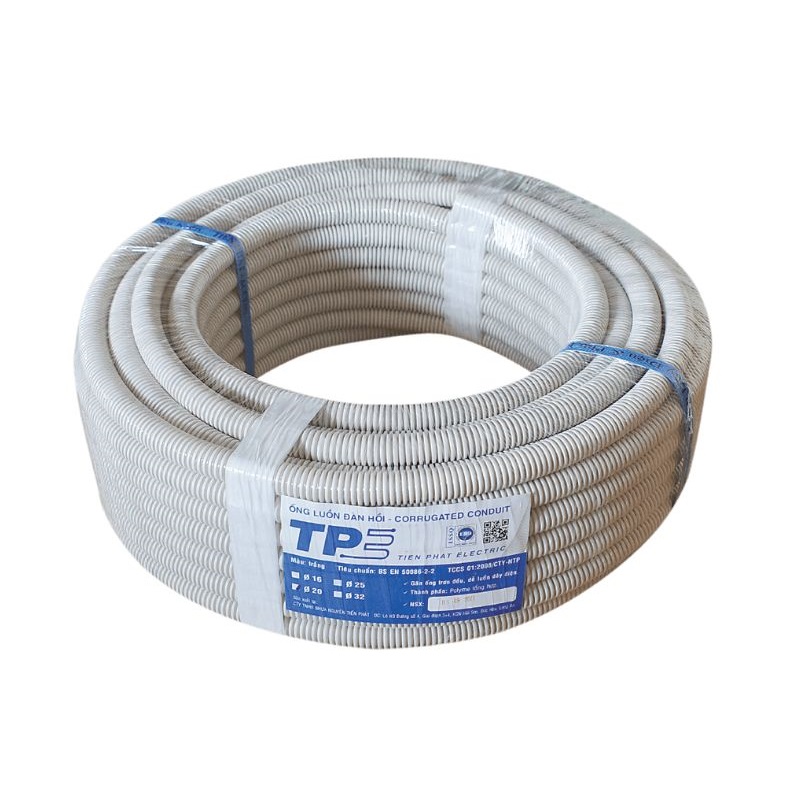 Ống ruột gà TPE phi 20 Tiến Phát RGTPE-20 (Cuộn 40m)