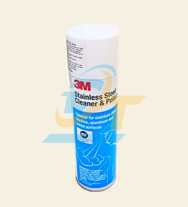 Chai tẩy gỉ s&eacute;t, đ&aacute;nh b&oacute;ng inox 3M Stainless Steel 3M 59158 21oz (600g)