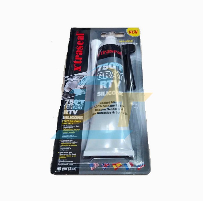 Keo tạo gioăng chịu nhiệt X&rsquo;traseal 750&deg;F Gray RTV Silicone 85gr