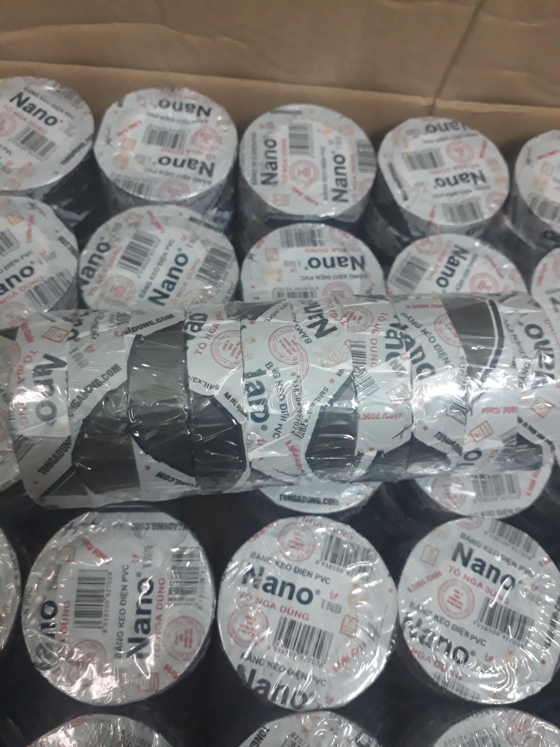 Băng keo điện Nano 20Y Tô Nga Dũng (Màu đen)  ToNgaDung | Giá rẻ nhất - Công Ty TNHH Thương Mại Dịch Vụ Đạt Tâm