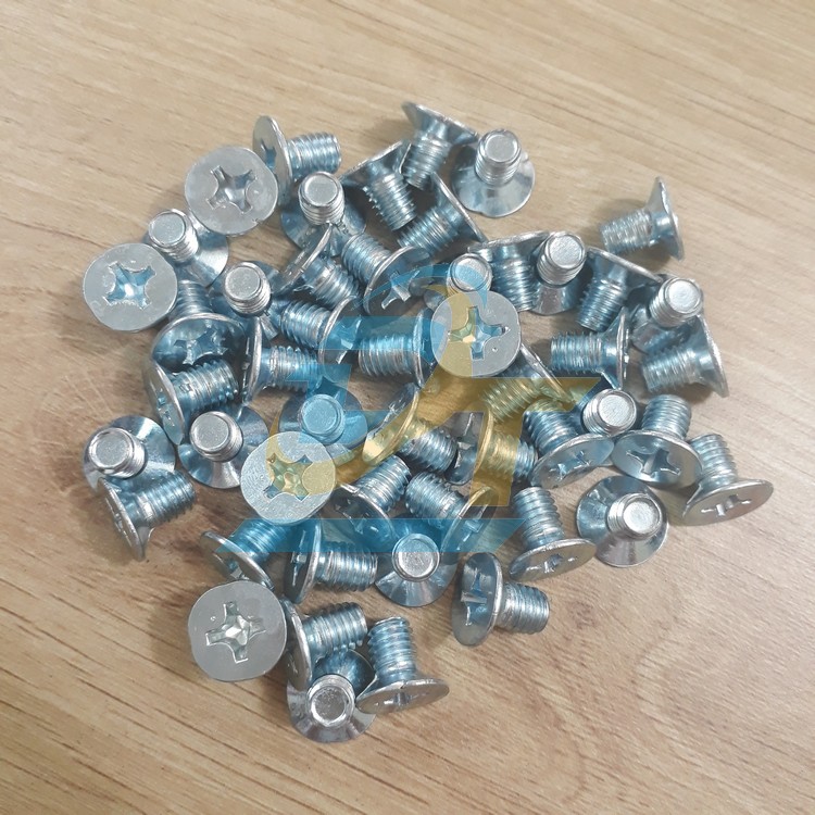 Bulong bake đầu bằng mạ kẽm M6x10  VietNam | Gi&aacute; rẻ nhất - C&ocirc;ng Ty TNHH Thương Mại Dịch Vụ Đạt T&acirc;m