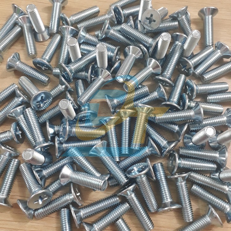 Bulong bake đầu bằng mạ kẽm M8x30  VietNam | Gi&aacute; rẻ nhất - C&ocirc;ng Ty TNHH Thương Mại Dịch Vụ Đạt T&acirc;m