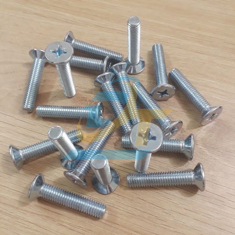 Bulong bake đầu bằng mạ kẽm M8x40  VietNam | Gi&aacute; rẻ nhất - C&ocirc;ng Ty TNHH Thương Mại Dịch Vụ Đạt T&acirc;m